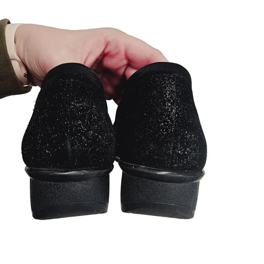 Revere Naples Midnight Black Comfort Shoes Size 10 M US/8 UK/41 EU Leather Upper